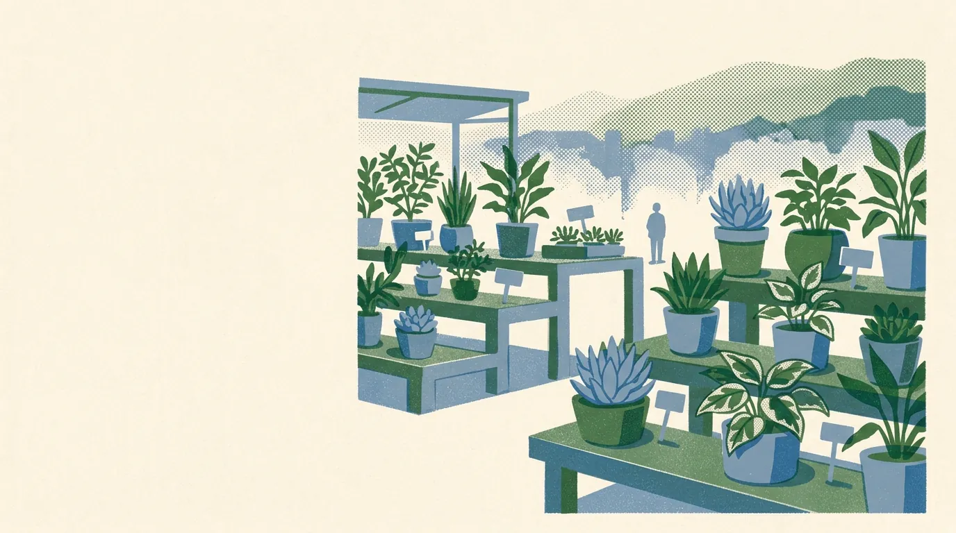 Illustration of plant nurseries in Berkeley