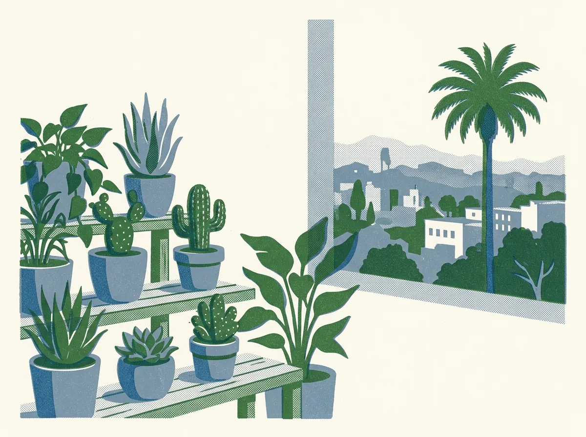 Illustration of plant nurseries in Berkeley